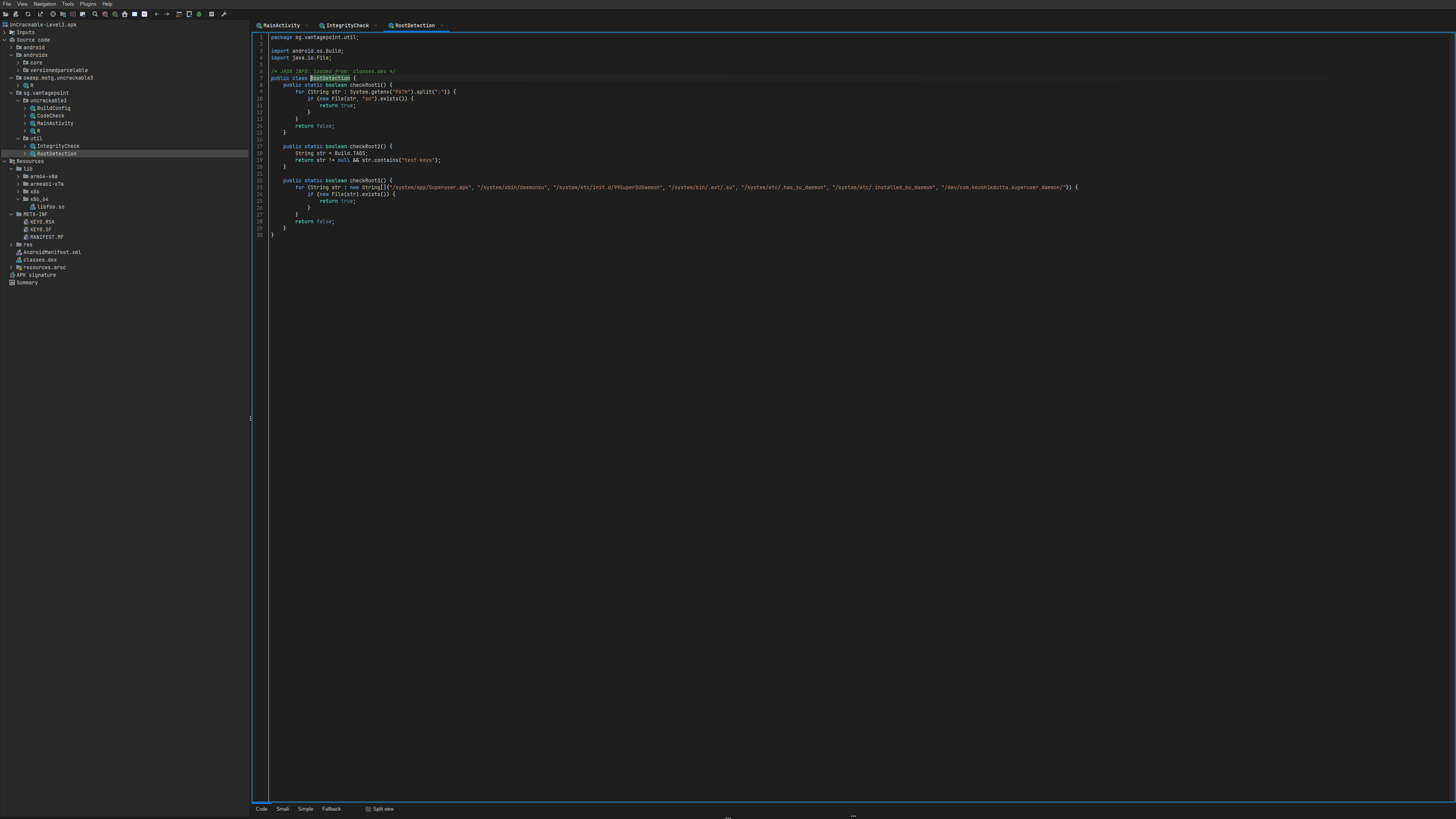 Root Detection